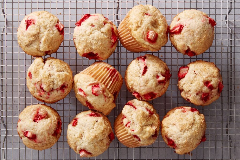 strawberry muffins